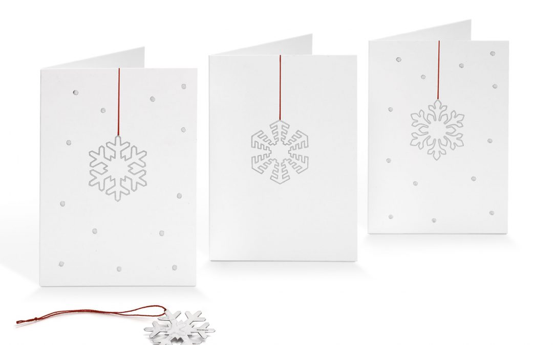 Just Launched: Silver Christmas Card Decorations