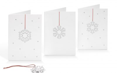 Just Launched: Silver Christmas Card Decorations